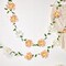 2-Piece Paper Flower Garland with Green Leaves - 8.2ft Floral Banner Vine for Wall, Wedding, Anniversary, and Birthday Decor